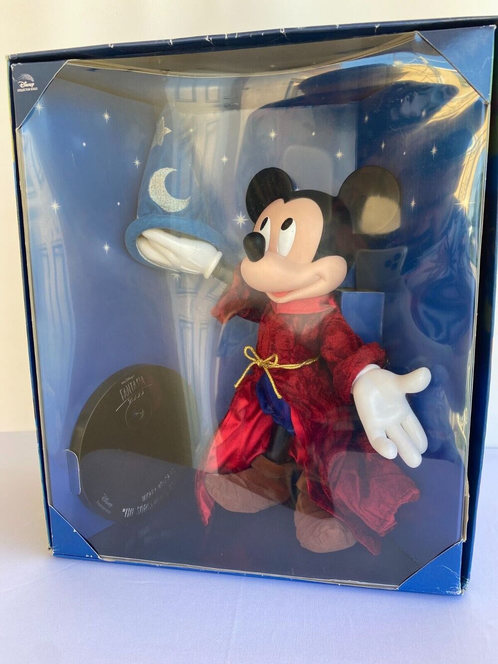 Walt Disney's Fantasia 2000 The Sorcerer's Apprentice Mickey Mouse Doll NEW!